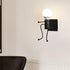 Mengjay E26 Modern Retro Creative Wall Lamp Nordic Modern Wall Lighting Fixtures LED Living Room Bedroom Bedside