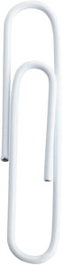 JAM PAPER White Paper Clips - Jumbo 2 Inch - 75/Pack Colorful