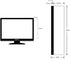 Psivika 2 PCS Monitor Reminder Memo Board - Monitor Message Panel, Sticky Note Message Boards, Memo Pads for Right