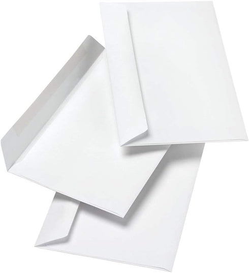 Office Depot Booklet Envelopes, 6in. x 9in., White, Box Of 100 for Mailing & Organizing