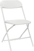 Volowoo Commercial 260lb. 4pcs) Folding Plastic Chair, Indoor Outdoor Portable Stackable Seat with Steel Frame Capacity