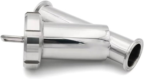 DYKWSWYX 1" 60-300 SS304, 25mm Fit(100 Stainless Steel Y-Strainer Tri Clamp Mesh - Sanitary Filter for Beer, Dairy