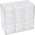 Mini Desktop Drawer Box, 12 Compartments Plastic Organizer for Office, School, Jewelry, Hair Clips, Small Parts Storage