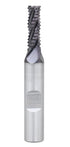 Accusize Industrial Tools M42 8% Cobalt TiAlN Roughing End Mill, 1/4" Diameter, 3/8" Shank Diameter