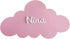 DIY Cloud Shaped Wall LAMP with your Babies name for Nursery Baby