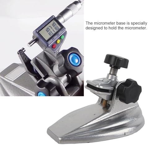 Marhynchus 0-100mm Micrometer Stand Holder Outside Micrometer Bracket Base Fixing Tool to hold the micrometer(0-100mm)
