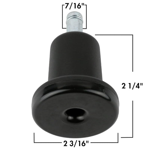 Chromcraft Douglas Caster Converter Bell Glides for Chairs Set of 4