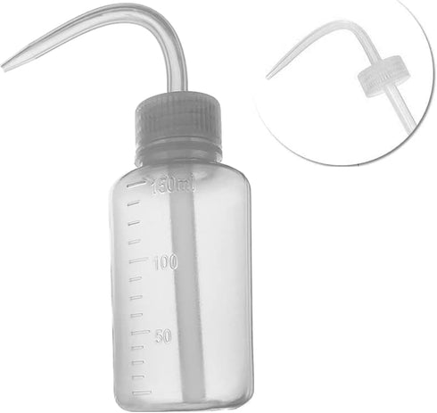 Wash Bottle 2pcs 150ml 5Oz Narrow Mouth Squeeze Bottle, Medical Lab Plastic Safety No Spill Watering Cans