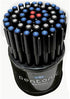 Pentonic Ballpoint Pens, 50 Count Bulk in Assorted Colors (Red, Black, Blue), 1.0 mm Medium Point, Smooth Writing