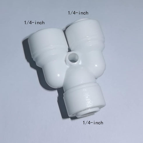YZM 10 pcs 1/4" Quick Connect Push in to Connect Water Purifiers Tube Fittings for RO Water System