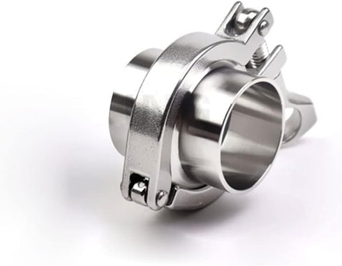ZGHQHCDRH 304 Stainless Steel Sanitary Tri Clamp Weld Ferrule Set with Silicon Gasket