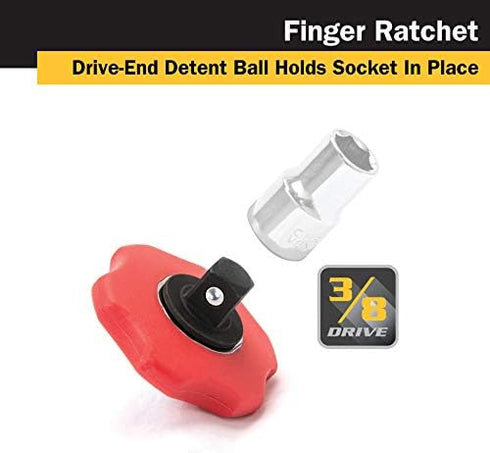 3/8-Inch Drive 72-Tooth Finger Ratchet Titan 12091