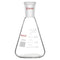 StonyLab 250ml Glass 24/40 Erlenmeyer Flask, Borosilicate Heavy Wall Flask with 24/40 Standard Taper Joint