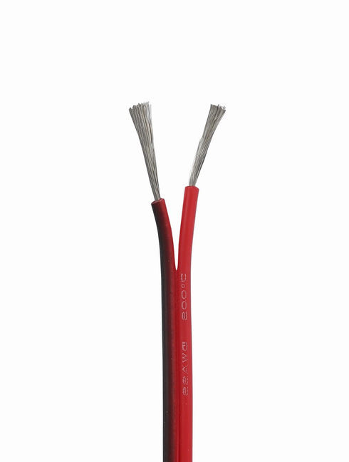 18 AWG Wire Electrical Wires - Flexible Silicone Wire 2 Conductor Parallel Wire (Black 66ft Red 66ft) Stranded