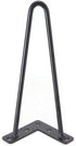 Osring 12 Inch 4pcs, 3/8 2 Hairpin Legs Solid Steel Furniture Table Feet Heavy Duty Hairpin Feet Dia Rods Furniture