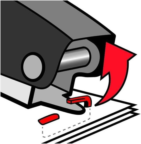 Essentials M352611 Mini Stapler Metal Pocket for up to 15 Sheets, Black