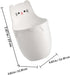 CALLARON Cartoon Cat Wall-mounted Storage Tube Pen Holder Marker Organizer for Desk White Multifunctional Office Desk