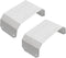 Downspout Adapter Gutter Pipe Clip Hidden Bracket Set of 2, 3x4, White