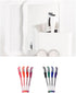 Magnetic Locker Organizer Kit, 13 Piece Set with Whiteboard, Mirror, Magnets, Pencil Cup, Gel Pens, Back to School