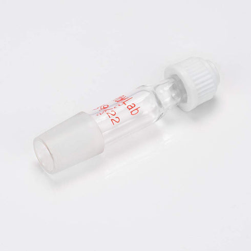 StonyLab Thermometer Inlet Adapter with 19/22 Inner Joint, 80mm Height for Distillation Apparatus