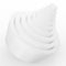 Stonylab Silicone Filter Adapter Cones, 9-Pack Durable Tapered Collar Rubber Stopper Buchner Funnel Set, White