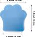 Transparent Sticky Notes for Women Fun Clear Sticky Notes for Kids Cute Colorful Paw Print See Through Sticky Notes Set 6 Pack