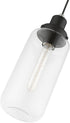 40614-04, Livex Lighting, Oakhurst, Mini Pendant, Black with Brushed Nickel Accent