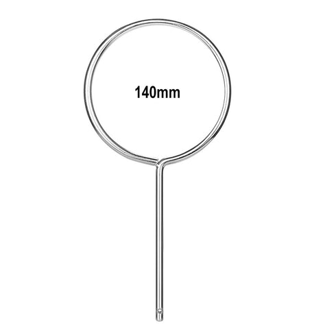 StonyLab Support Retort Ring, Chrome-Plated Lab Support Ring Closed Extension Ring in O.D. 140 mm I.D. 125 mm for Laboratory Experiment, Sturdy Corrosion Resistant