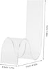6pcs Cabilock Clear Acrylic Shoe Rack Elegant High Heel Sneaker Display Stand for Retail and Home Use Sturdy