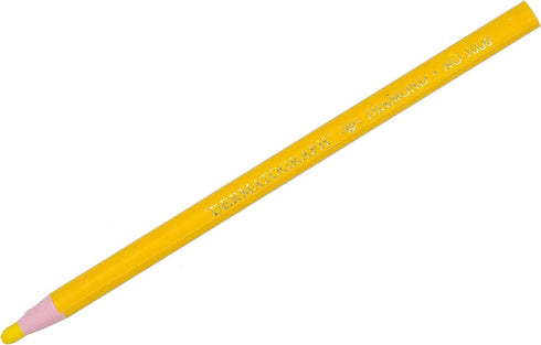 Peel-Off Yellow Grease Pencils/China Marker for Glass, Vinyl, Metal, 12 Pencils
