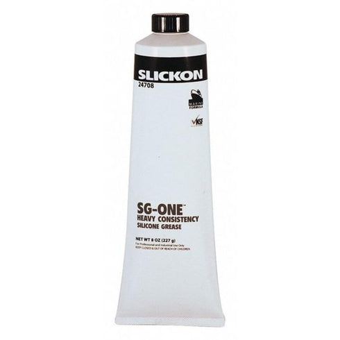 Anti-Seize Technology 24708 SG-One Silicone Lubricant with PTFE Heavy Consistency, 8 oz Tube, Translucent