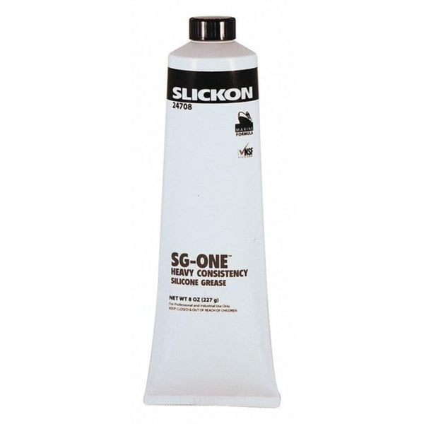 Anti-Seize Technology 24708 SG-One Silicone Lubricant with PTFE Heavy Consistency, 8 oz Tube, Translucent