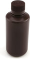 Bettomshin 1Pcs Plastic Lab Chemical Reagent Bottle, 500ml Small Mouth Sample Sealing Liquid Storage Container Brown