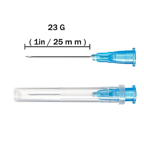 23 Gauge 1 Inch Needle (100Pack) for Scientific Labs, Industrial Dispensing Accessories, 23g 1 Inch Needle