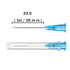 23 Gauge 1 Inch Needle (100Pack) for Scientific Labs, Industrial Dispensing Accessories, 23g 1 Inch Needle