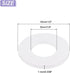 PATIKIL Nylon Flat Washers, 6mm ID 13mm OD, 1mm Thick, M6 Hard Plastic Round Sealing Flange Gaskets, Qty 30