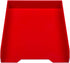 JAM PAPER Stackable Paper Trays - Red - Desktop Document, Letter, & File Organizer Tray - Sold Individually by JAM Paper
