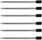 L: 2.75in(7cm), 0.7mm Tip Liquid Ballpoint Pen Refills Compatible with Crystal Pen and Screwdriver Pen (Black 6PCS)
