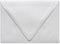 LUXPaper A6 Contour Flap Invitation Envelopes | 4 3/4" x 6 1/2" | Crystal Metallic | 80lb. Text | 50 Qty