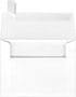 LUXPaper A2 Invitation Envelopes | 50 Qty | Peel & Press | 4 3/8" x 5 3/4" | White Linen | 80lb. Text