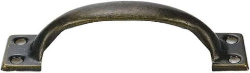 10Pcs 4 Inch Rustic Gate Handle Pulls Vintage Utility Door Pulls for Home Improvement, Barn Door Hardware with Screws,Bronze by Dahszhi