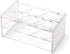 Othmro 2Pcs 40mm Clear Test Tube Racks - 6 Positions for Laboratory and Party Favors