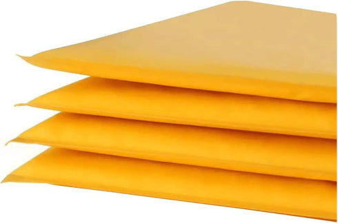 Kraft Bubble Mailers #0 Size - 6"Wx9.25"L Self Seal Closure Padded Cushion Shipping Envelopes Paper Bag 4PC