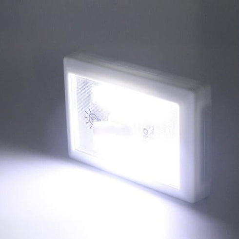 Closet RV(6 Pack) LINLUX Battery Operated Switch LED Lights, Portable Tap Light, Push Light, COB LED Cordless Night