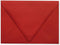 LUXPaper A6 Contour Flap Invitation Envelopes | 4 3/4" x 6 1/2" | Ruby Red | 80lb. Text | 50 Qty by Envelopes.com