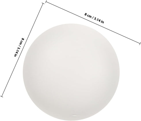 Frosted Glass Globe Lamp Shade Replacement Lampshade for Pendant Light Fixture Lightweight Cover Softens Light