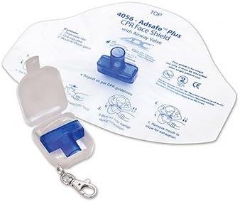Adsafe Plus CPR Face Shield with Keychain - Royal Blue