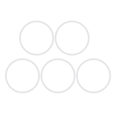 X AUTOHAUX 70mm OD Silicone O-Rings, 63mm ID, 3.5mm Width VMQ Seal Gasket for Pipe Repair, Pack of 5
