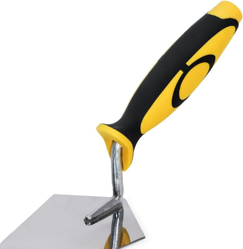 DIXIANG Set 6" Concrete Masonry Tools Stainless Steel Pointing and Gauging Brick Laying Trowel Stucco Cement Flooring