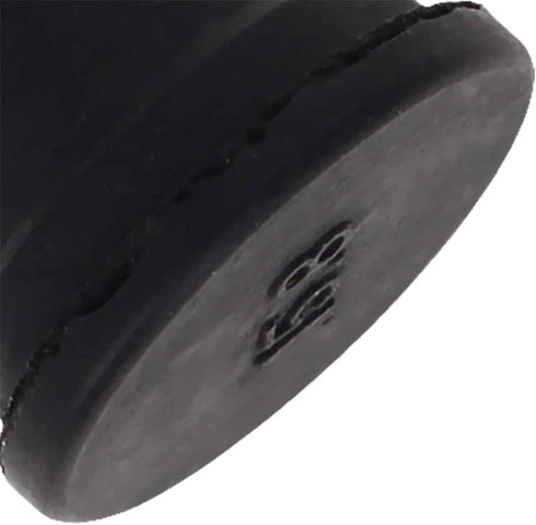 Heyiarbeit Solid Rubber Stoppers, 15.8mm Dia Seal Hole Insert Stopper, Black, 3 PCS